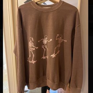 Urban Outfitters skeleton crewneck